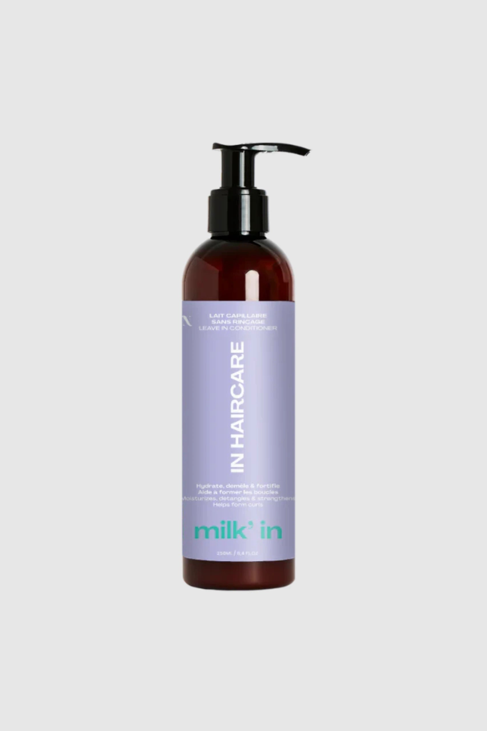 gelée leave-in milk in in hair care hydratation boucles