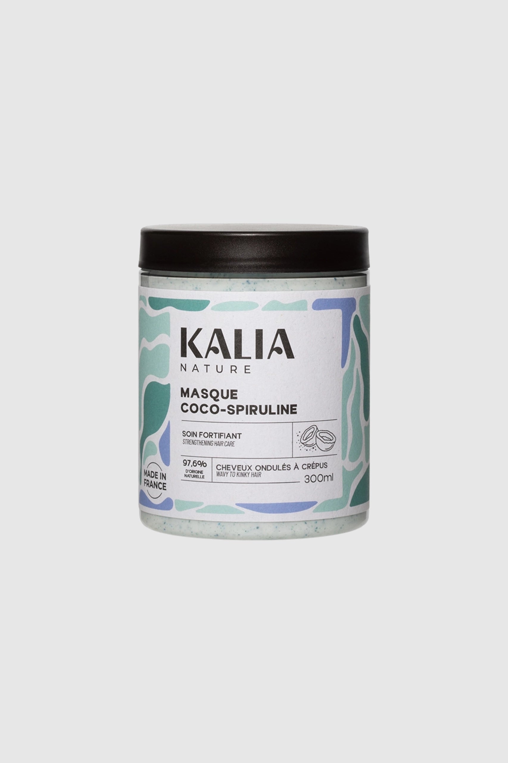 Masque coco-spiruline de Kalia Nature