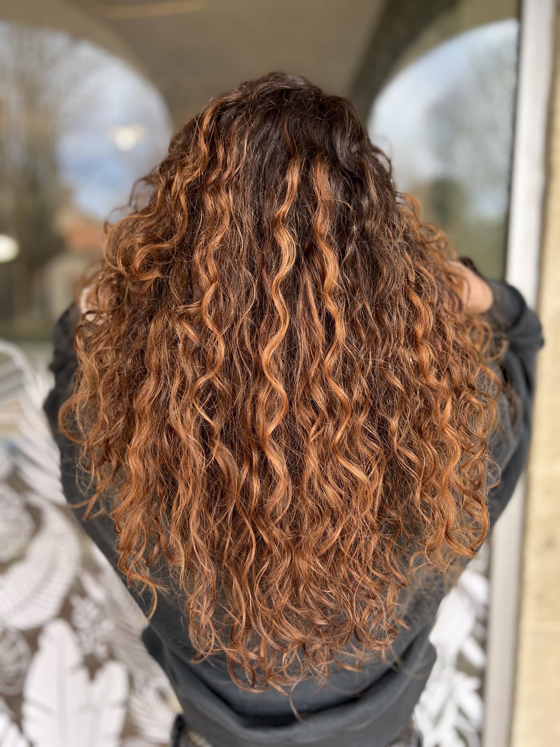 Cheveux ondulés